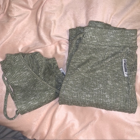 Gymshark Washed Khaki Marl Slounge Set | Size Small | Great condition! - Picture 7 of 10